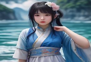 咸湿西游角色图鉴封面，女儿国王者形象，华美服饰与神秘眼神，背景是流光溢彩的王宫